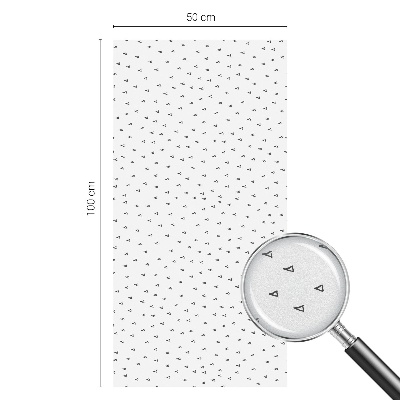 Fensterfolie mit Motiv Buntglas Geometrische Dreiecke
