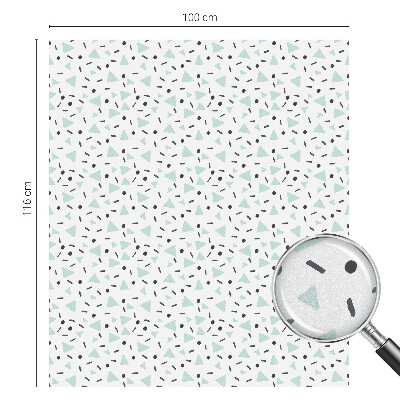 Fensterfolie Sichtschutz Geometrische Figuren
