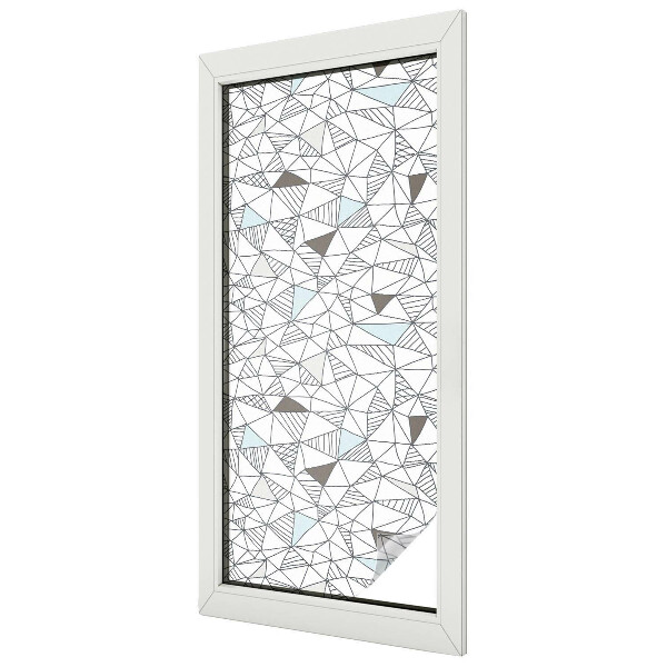 Sichtschutz Klebefolie für Fenster Abstrakte Formen