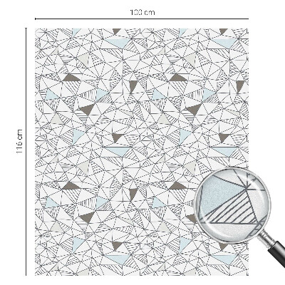 Sichtschutz Klebefolie für Fenster Abstrakte Formen