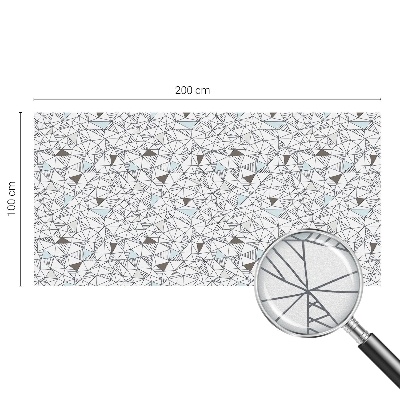 Sichtschutz Klebefolie für Fenster Abstrakte Formen