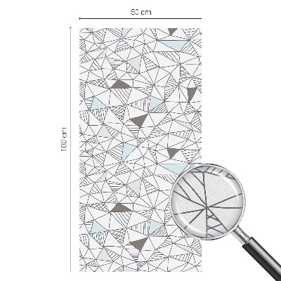 Sichtschutz Klebefolie für Fenster Abstrakte Formen