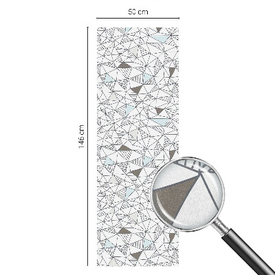 Sichtschutz Klebefolie für Fenster Abstrakte Formen