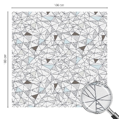 Sichtschutz Klebefolie für Fenster Abstrakte Formen