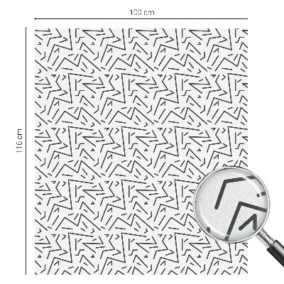 Toom Sichtschutzfolie Abstrakte Zickzacklinien