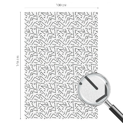 Toom Sichtschutzfolie Abstrakte Zickzacklinien