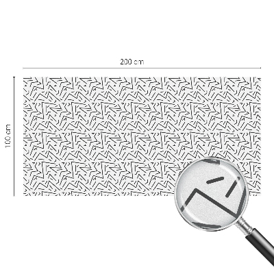 Toom Sichtschutzfolie Abstrakte Zickzacklinien