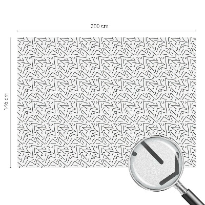 Toom Sichtschutzfolie Abstrakte Zickzacklinien