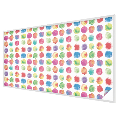 Milchglasfolie Fenster Buntglasoptik Bunte Kreise