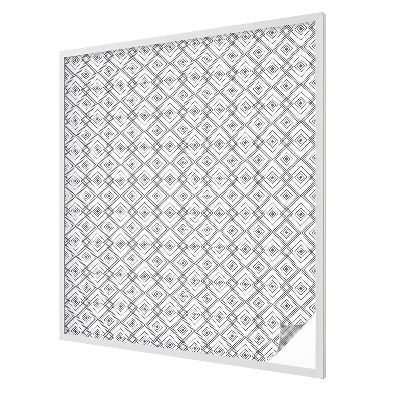 Sichtschutz Klebefolie für Fenster Rhombische Harmonie