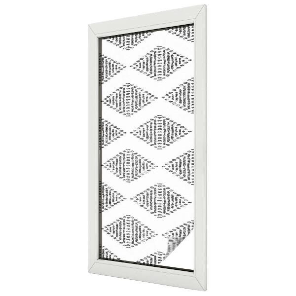 Sichtschutz Klebefolie für Fenster Geometrische Rauten
