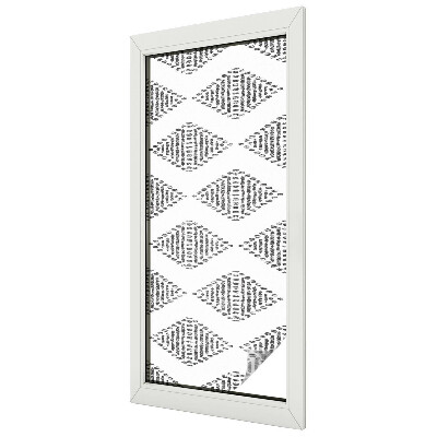 Sichtschutz Klebefolie für Fenster Geometrische Rauten