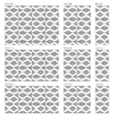Sichtschutz Klebefolie für Fenster Geometrische Rauten