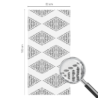 Sichtschutz Klebefolie für Fenster Geometrische Rauten