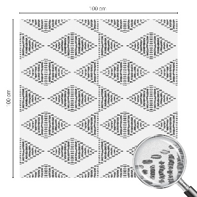 Sichtschutz Klebefolie für Fenster Geometrische Rauten