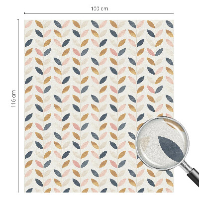 Fensterfolie Sichtschutz Blättermuster