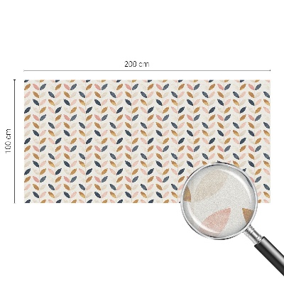 Fensterfolie Sichtschutz Blättermuster