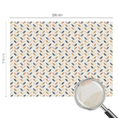 Fensterfolie Sichtschutz Blättermuster