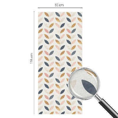 Fensterfolie Sichtschutz Blättermuster