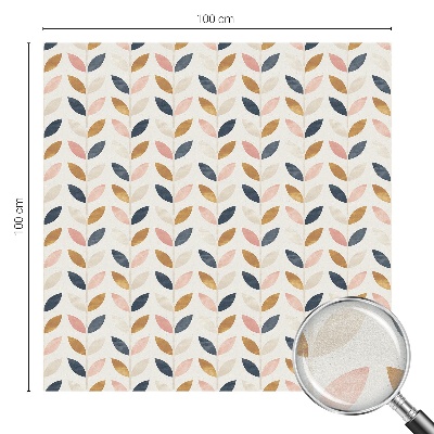 Fensterfolie Sichtschutz Blättermuster