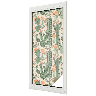 Sichtschutz Klebefolie für Fenster Grüne Sukkulenten