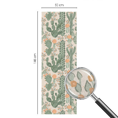 Sichtschutz Klebefolie für Fenster Grüne Sukkulenten