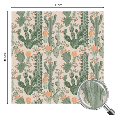 Sichtschutz Klebefolie für Fenster Grüne Sukkulenten