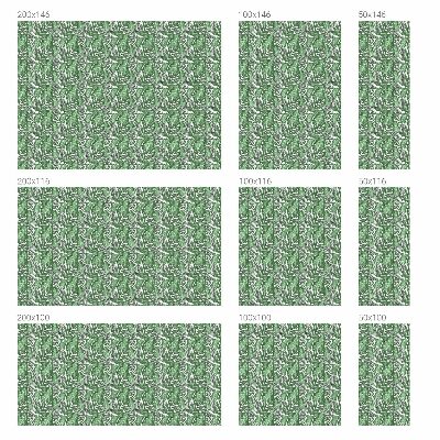 Fensterfolie mit Motiv Buntglas Grüne Harmonie