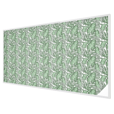 Fensterfolie mit Motiv Buntglas Grüne Harmonie