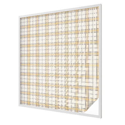 Milchglasfolie Fenster Buntglasoptik Geometrisches Raster