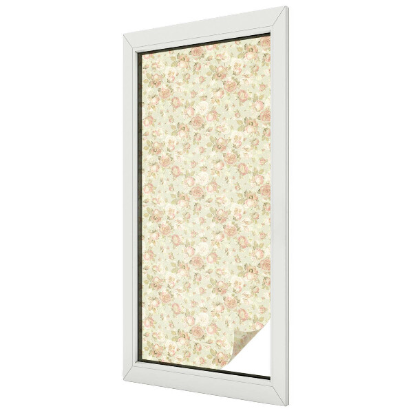 Fensterfolie Sichtschutz Florale Eleganz