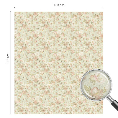 Fensterfolie Sichtschutz Florale Eleganz