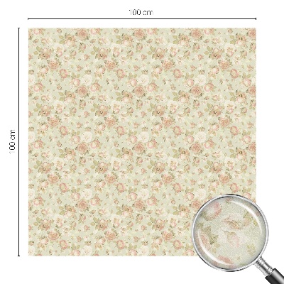 Fensterfolie Sichtschutz Florale Eleganz