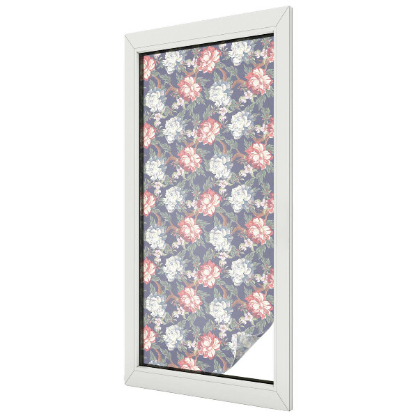 Sichtschutz Klebefolie für Fenster Florale Eleganz