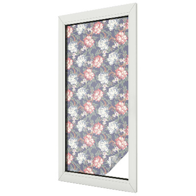 Sichtschutz Klebefolie für Fenster Florale Eleganz