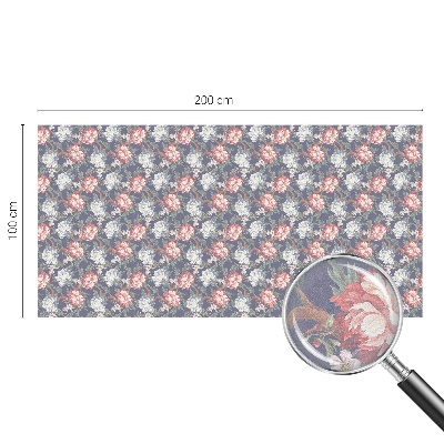 Sichtschutz Klebefolie für Fenster Florale Eleganz