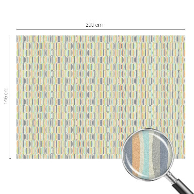 Milchglasfolie Fenster Buntglasoptik Ovale Muster