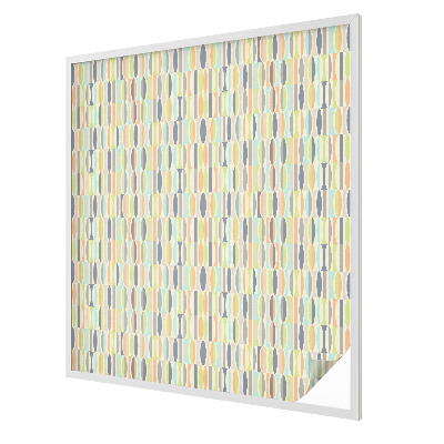 Milchglasfolie Fenster Buntglasoptik Ovale Muster