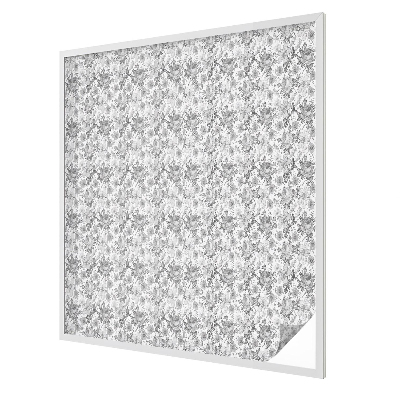 Milchglasfolie Fenster Buntglasoptik Florale Eleganz