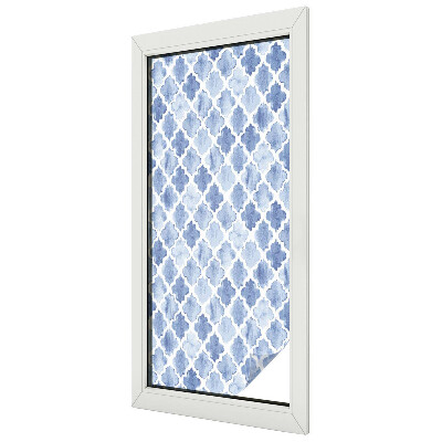 Fensterfolie mit Motiv Buntglas Eleganz in Aquarell.