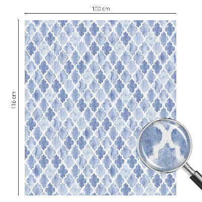 Fensterfolie mit Motiv Buntglas Eleganz in Aquarell.