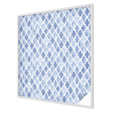 Fensterfolie mit Motiv Buntglas Eleganz in Aquarell.