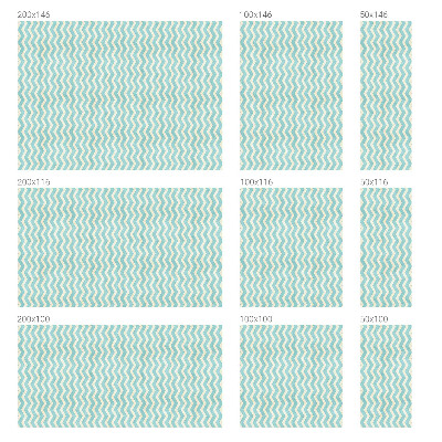 Fensterfolie Sichtschutz Blauer Zickzack