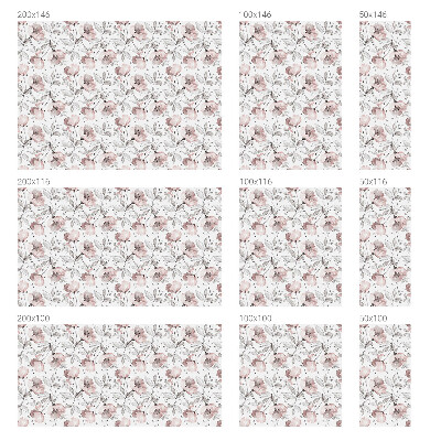 Fensterfolie mit Motiv Buntglas Rosenblätter