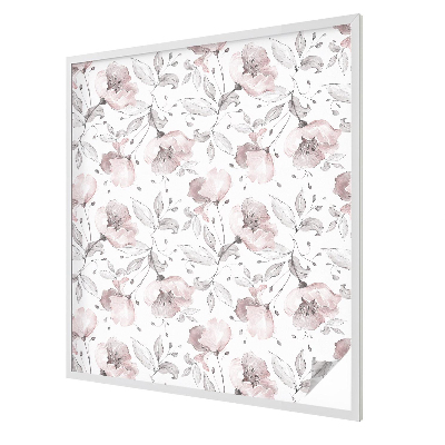 Fensterfolie mit Motiv Buntglas Rosenblätter