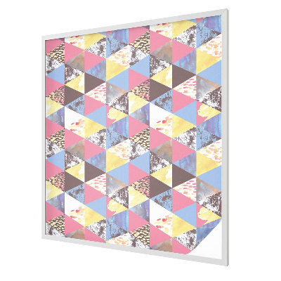 Sichtschutz Klebefolie für Fenster Bunte Dreiecke