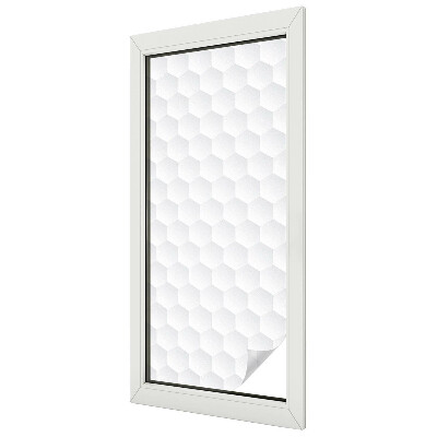 Milchglasfolie Fenster Buntglasoptik Weißes Mosaik