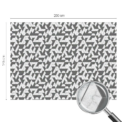 Milchglasfolie Fenster Buntglasoptik Geometrische Illusionen