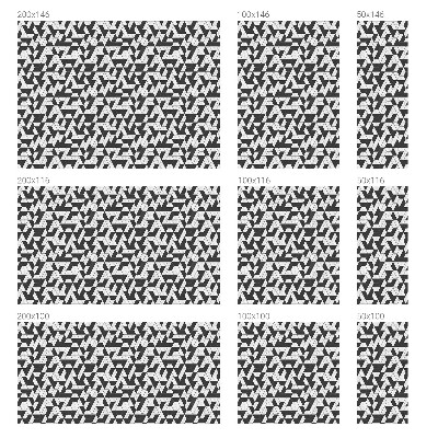 Milchglasfolie Fenster Buntglasoptik Geometrische Illusionen