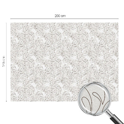 Fensterfolie mit Motiv Buntglas Pflanzenornament